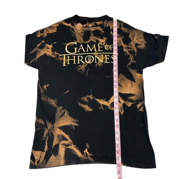 Game of Thrones Acid Wash T-Shirt Black Medium - Picture 6 of 7